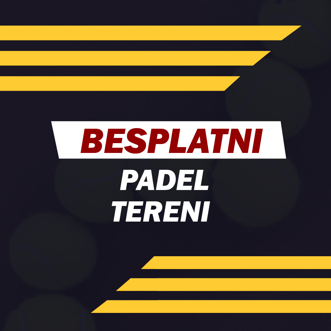 BESPLATNI PADEL TERENI